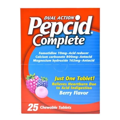 Pepcid Complete Dual Action - Berry Flavor - 25ct Tablets