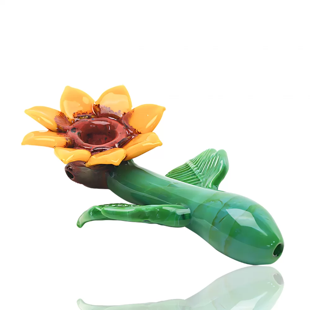 Empire Glassworks Sunflower Dry Pipe - Detailed Design
