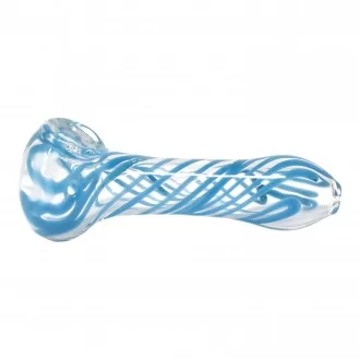 3.5" Twirl Line Art Spoon Hand Pipe - 2Pack