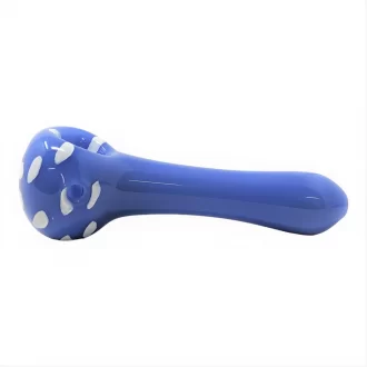5" Color Tube Dot Spoon Hand Pipe (Pack of 2) - [DJ564]