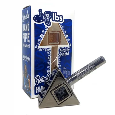 Dogg Lbs - 4" Everyday Electro Plated TriPrism Hand Pipe - [DRHP0009]