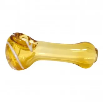 2.5" Colored Tube Swirl Head Hand Pipe - 2 Pack