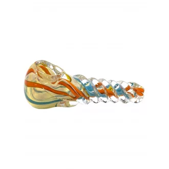 3" Twisted Body Inside Out Art Hand Pipe Pack Of 2 - [RJA45]