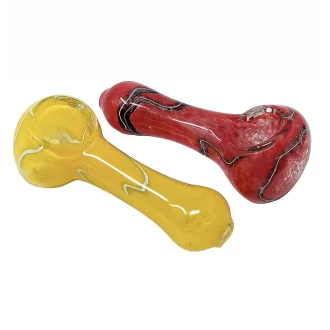 3" Frit & Rod Art Hand Pipe (Pack Of 2) - [RKGS22]