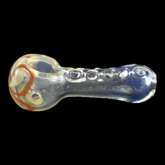 3" Silver Fumed Spoon Hand Pipe - 2 Pack [SNV-127]