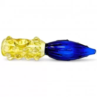 6" Assorted Color Pineapple Shape Hand Pipe - [ZD343]