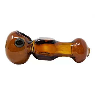 5" Colored Tube Frit Art Head Hand Pipe (Pack of 2) - [ZD80]