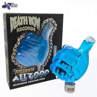 Death Row Records - 4" Assorted Freeze Thumbs Up Nectar Pipe w/ Screw Tip