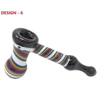 5" Dicro Reversal Art Hammer Bubbler [FSG1]