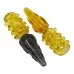 6" Assorted Color Pineapple Shape Hand Pipe in 8CT Jar
