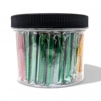 3” Jarred Jive Anodized Color Baseball Bat Metal Digger Pipe - 100ct JAR [YBLT100JAR]