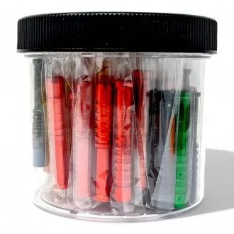 2” Half-Hundred Haul Small Metal Cigarette Pipe - 50ct JAR [YBS50JAR]
