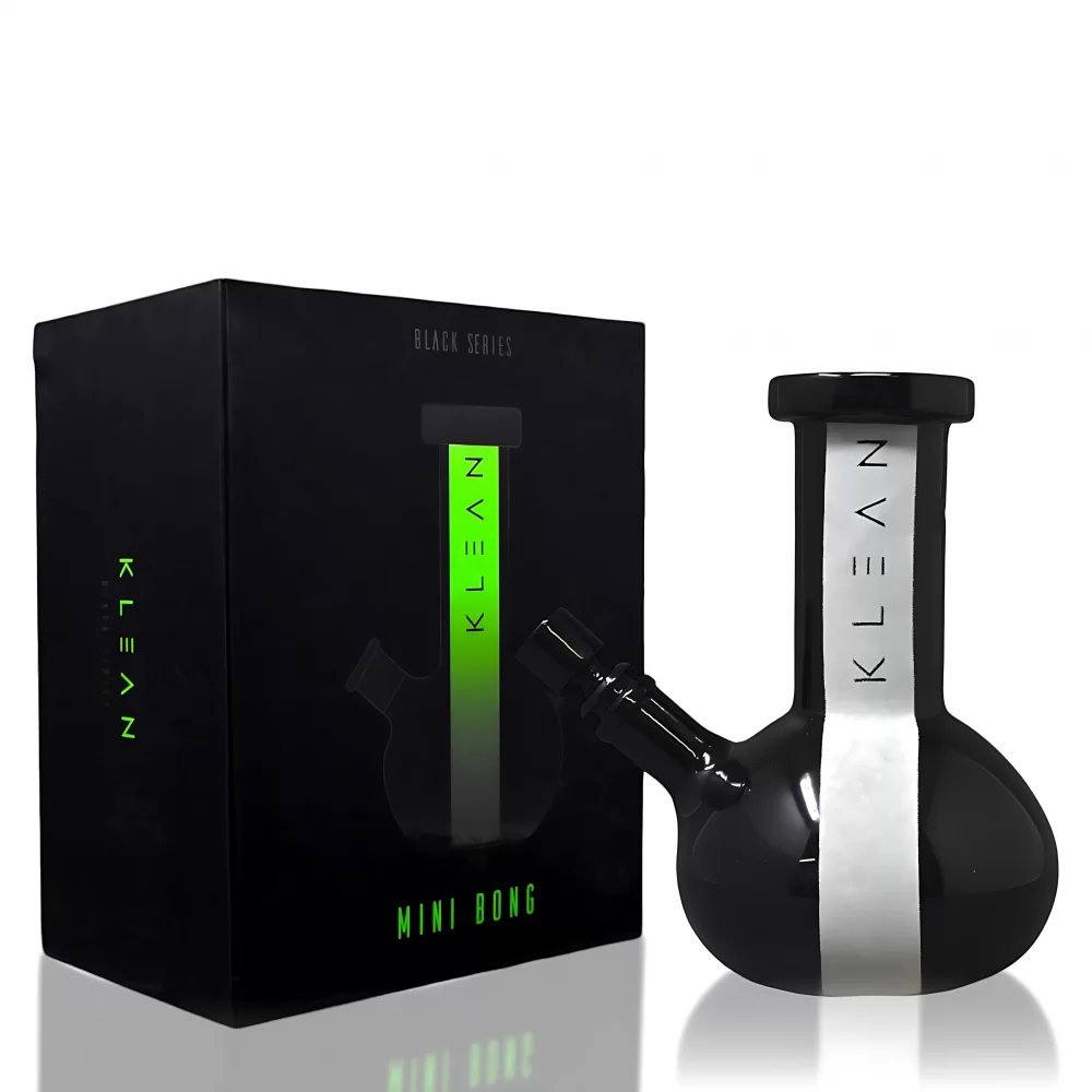 KLEAN Black and White Series Mini Bong - Glow in the Dark KLEAN Black and White Mini Bong Glow in the Dark