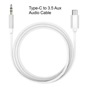 Type-C to 3.5 Aux Audio Cable