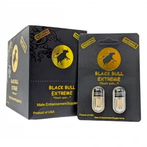 Black Bull Extreme Male Enhancement Supplements (2PK/24CT Display)