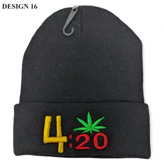 Custom Embroidering Skull Cap [Design 16-30]