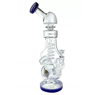 16" Lookah Color Trim Tire Multi Perc Water Pipe - 14F [WPC768]
