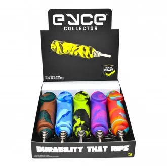 EYCE - Assorted Color Platinum Cured Silicone Collector - 5Ct Display