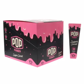 POP CONES Unbleached Cones 1 ¼ 6ct - (Pack of 24) 