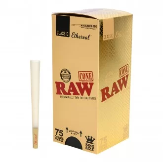 RAW® - Ethereal Pre-Rolled Cone King Size - Box of 75