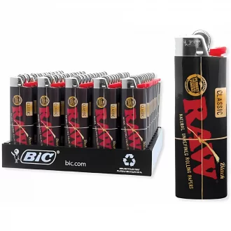 Raw Bic Lighter 50ct Tray-Raw