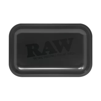Raw Murder'd Black Matte Finish Metal Rolling Tray - Small