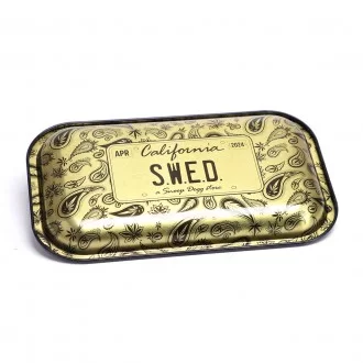 Death Row Records - 10.6" x 6.3" Metal Rolling Tray - [DRTY0007]