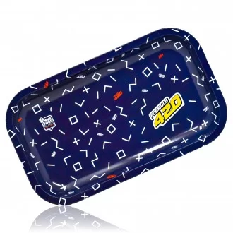 Formula 420 Medium Rolling Tray 10"x 6" - Blue Matrix