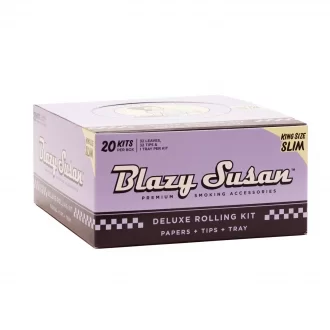 Blazy Susan Purple Rolling Papers - King Size Slim - 50pk Box