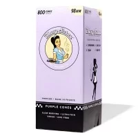 Blazy Susan Purple Bulk King Size 800ct Cones - 98mm