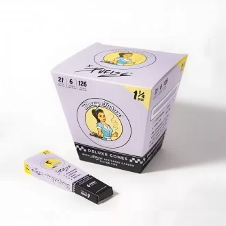 Blazy Susan Purple Purize Tips 1¼ Size Cones - 21pk Display