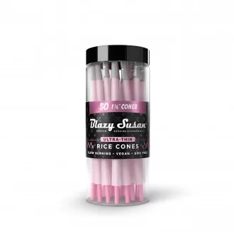 Blazy Susan Ultra Thin Rice Paper Cones 50ct Jar