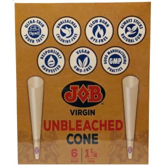 Job 1.25 Cones 6pk - (Display of 32)
