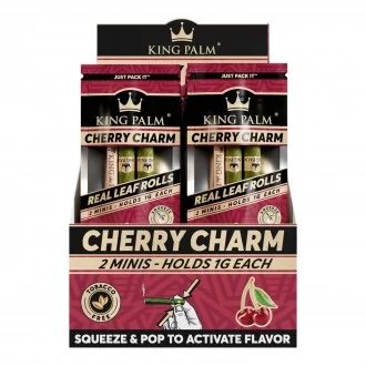 King Palm 2pk Mini Flavored Pre Rolled Cone 20ct Display