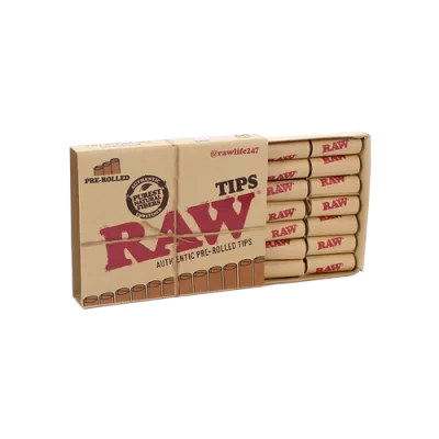 Raw 949 Unbleached Pre-Rolled Tips 21ct - 20pk Display 