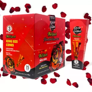 Rose Palms Multipack 3pk King Size Cones - 15ct Display