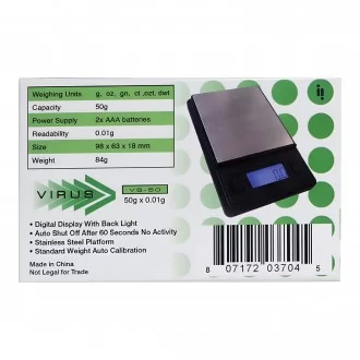 Infyniti Scale - Virus Pocket Scale 50g x 0.01g