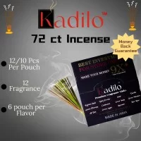 Kadilo Incense Sticks 72Ct Display (12 Displays/ Box) - Mix Flavors