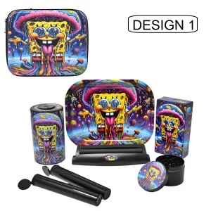 Cigarette Case + Roller Smoking Set (Eva Bag)