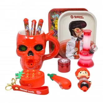 Premium Red Smoking Gift Bundle - Limited Edition Holiday Bundle