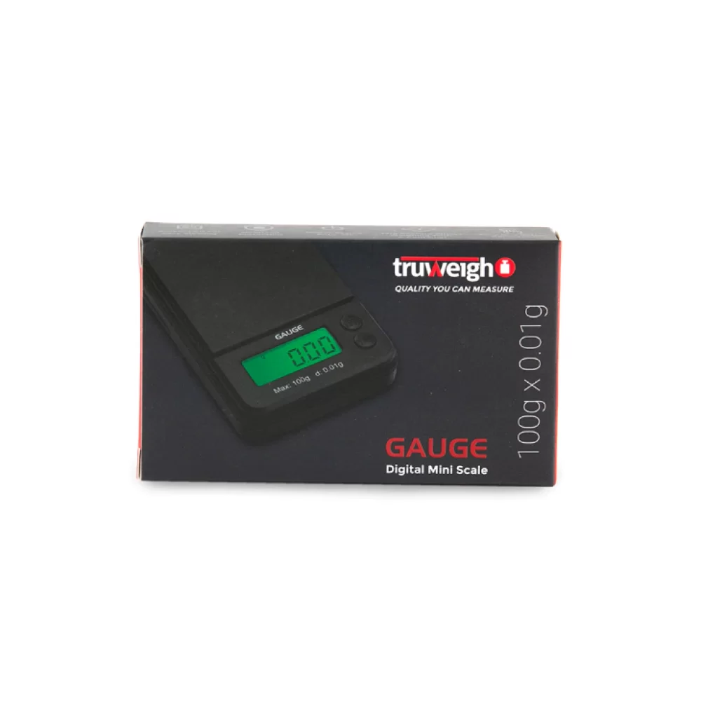 Truweigh Gauge Scale - 100g x 0.01g - Black