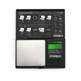 Truweigh Mini Classic Scale - 100g x 0.01g - Black 