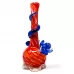 High Point Glass - 14" Sapphirepetals Climber Art Water Pipe - [MAHE-1424]