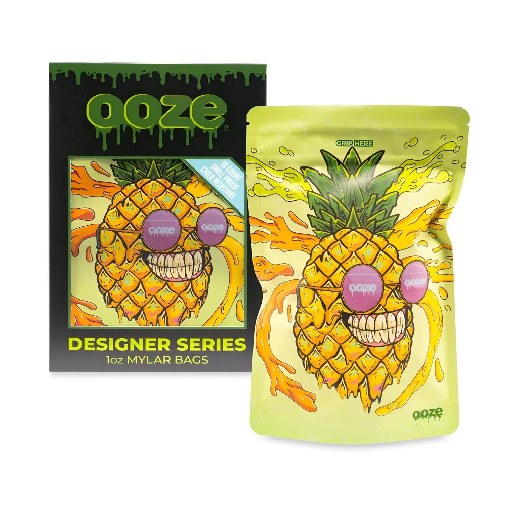 OOZE MYLAR BAG - MR PINEAPPLE 1.8 OZ 1PC