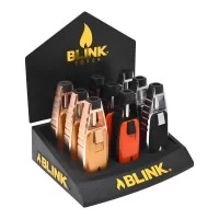 Blink Deco Sharpy Single Flame Torch - Assorted Colors - 9ct Display