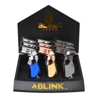 Blink Deco Bang Quad Flame Torch - Assorted Colors - 9ct Display
