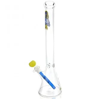 18" AFM Football 5mm Beaker Bong Bundle