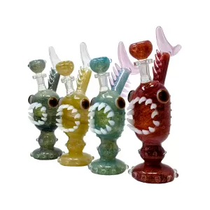 10" "Razor-Toothed Water Beast" Piranha Fish Water Pipe - [AMA03]