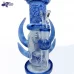 12-inch Dogg Lbs Westside Rider water pipe with silver-fumed glass and paisley design
