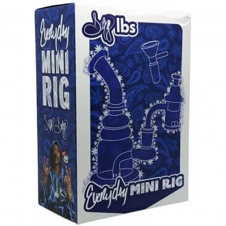 Dogg Lbs - Everyday 6.5" Mini Rig Water Pipe Box Set w/ Banger & Carb Cap